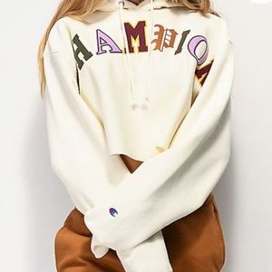 XXL Champion Old English Reverse Weave Cropped Sweatshirt- perfect condition